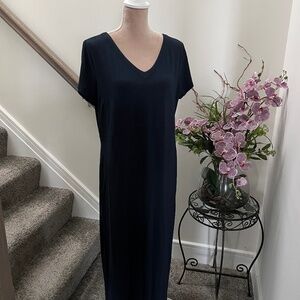 J. Jill medium, navy blue, maxi dress